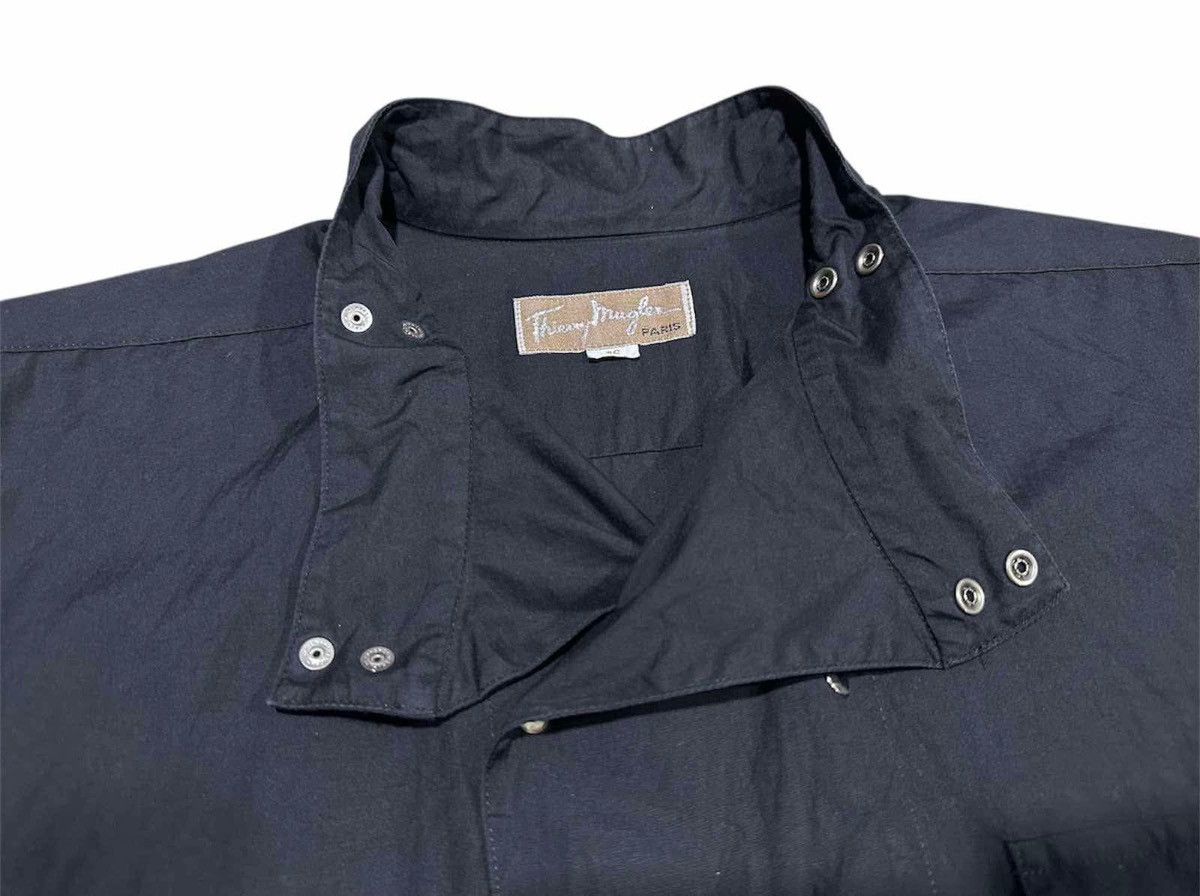 Thierry Mugler Archived 80s Thierry Mugler Double Breast Snap Button Shirt Size US XL / EU 56 / 4 - 4 Thumbnail