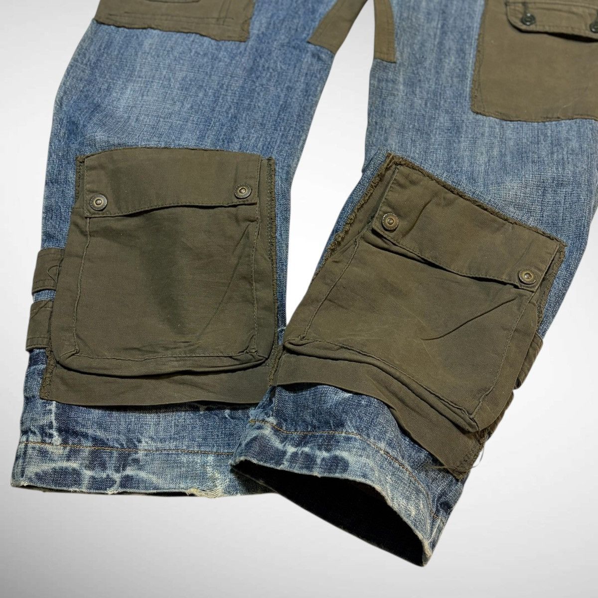 Dolce & Gabbana Dolce and Gabbana 2005AW Hybrid Multi Pocket Cargo Denim Size US 34 / EU 50 - 6 Thumbnail
