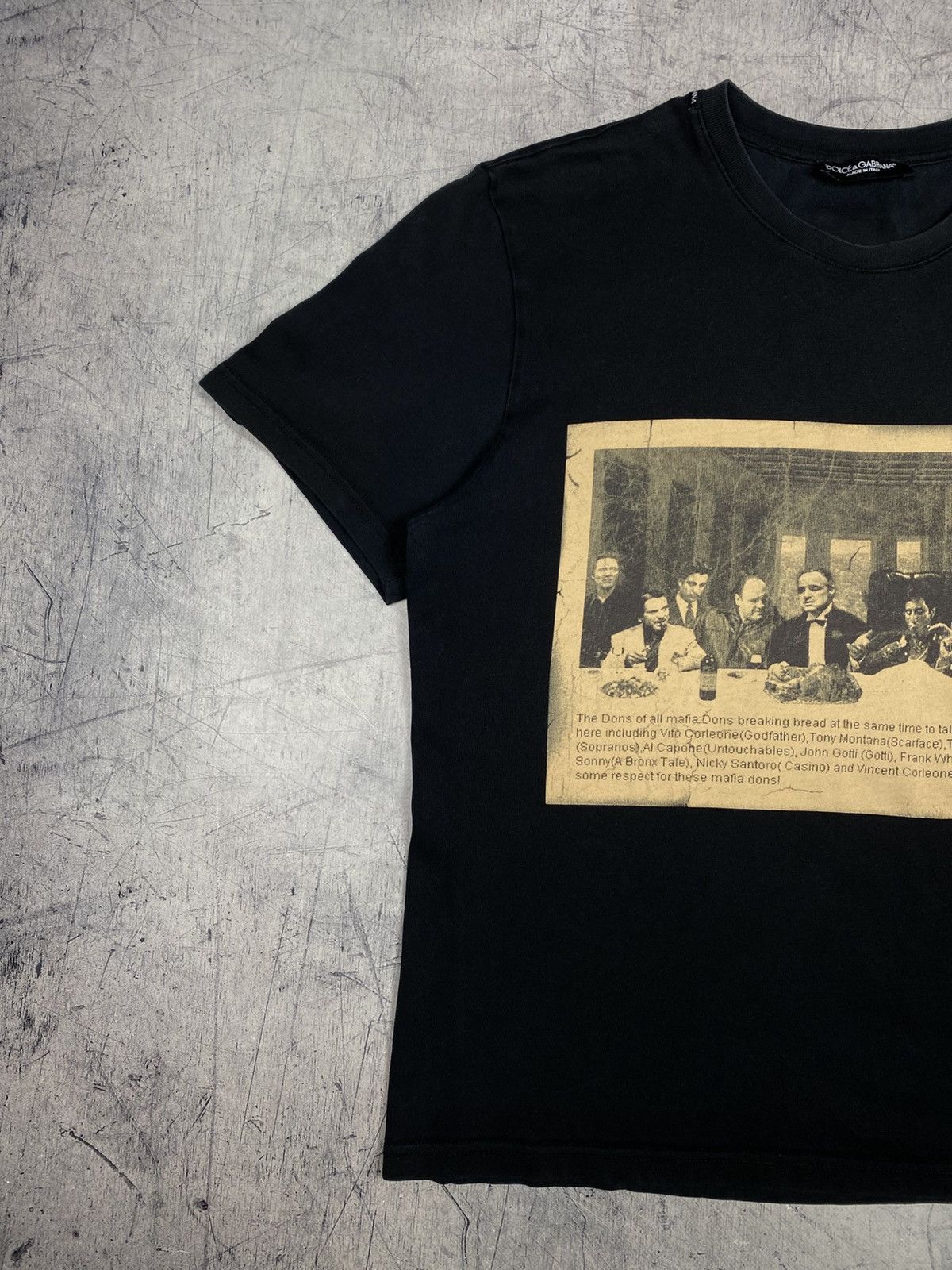 Dolce & Gabbana Dolce & Gabbana Mafia Dons Graphic Tee Move Scarface y2k Size US XXL / EU 58 / 5 - 3 Thumbnail