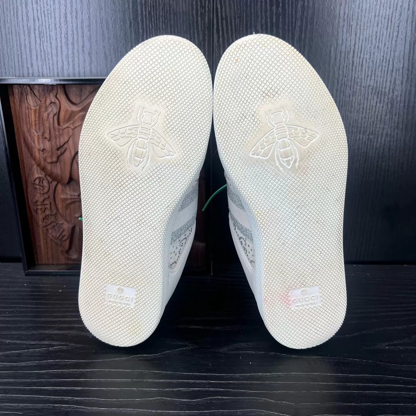 Gucci Gucci Rhyton women's White/Gray Crystal Size 35 Size US 4.5 / IT 34.5 - 6 Thumbnail