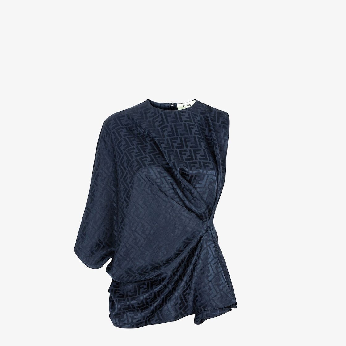 Fendi o1w1db10325 FS8109 Top in Navy Blue Size S / US 4 / IT 40 - 1 Thumbnail