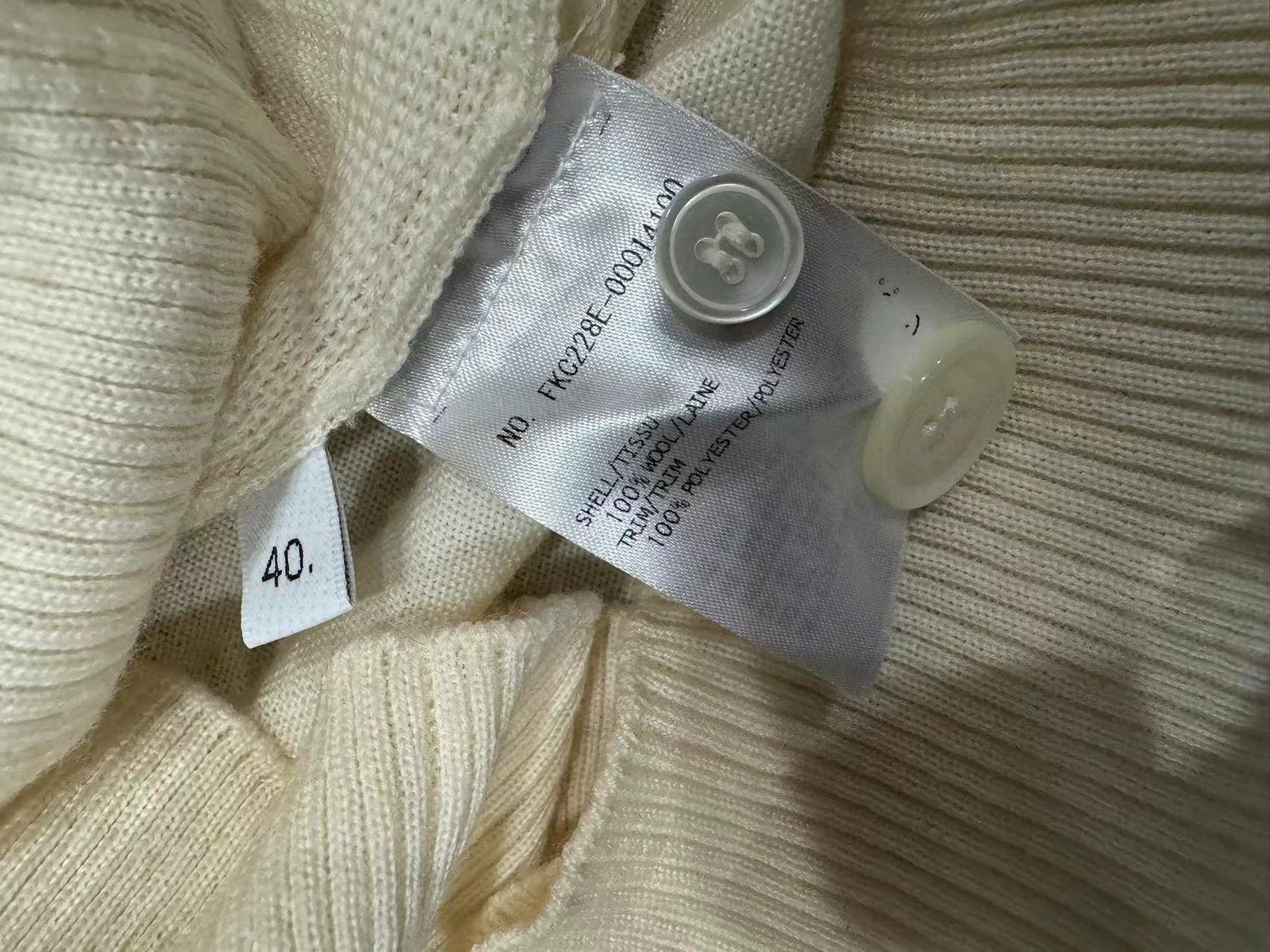 Thom Browne Tb Wool Cardigan 99 New Sequin Cuffs Size S / US 4 / IT 40 - 3 Thumbnail