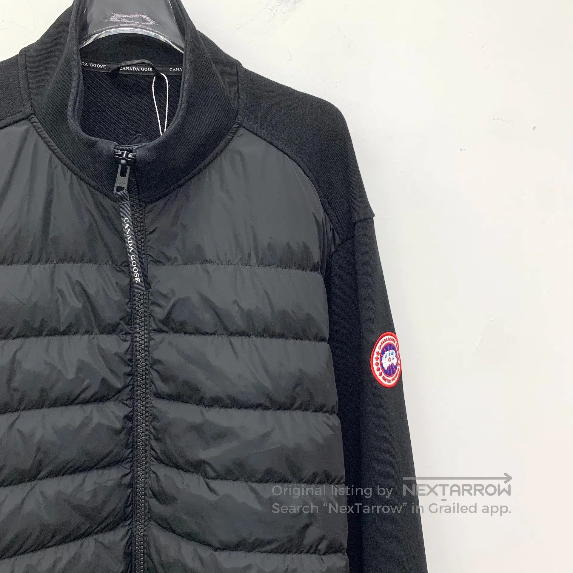 Canada Goose Canada Goose Black Logo Patch Collar Zipper Long Sleeve Do Size US XL / EU 56 / 4 - 3 Thumbnail