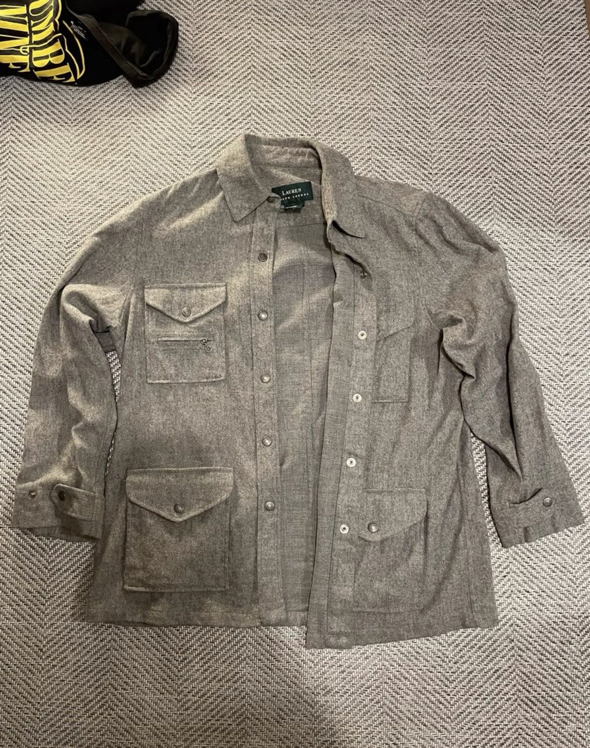 Ralph Lauren Ralph Lauren Four-Pocket Wool Safari Jacket K24 Size US L / EU 52-54 / 3 - 1 Thumbnail