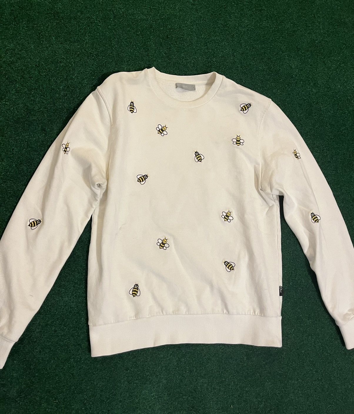 Dior Kaws Dior Kaws White Bee Sweater Grailed