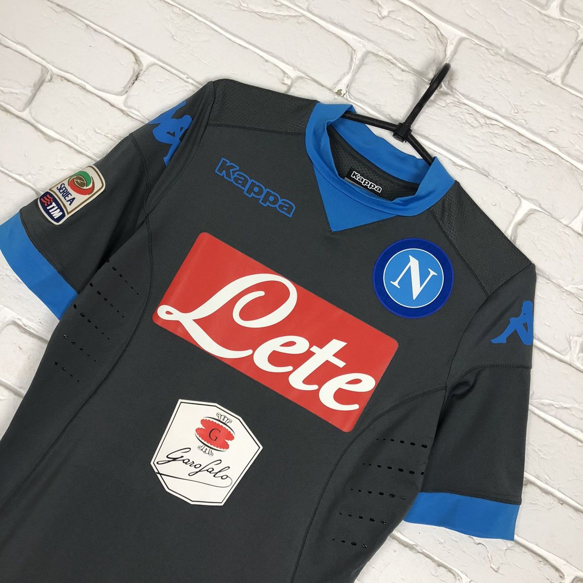 Kappa Napoli #24 Insigne Player Issue 2015 2016 away soccer jersey Size US S / EU 44-46 / 1 - 3 Thumbnail