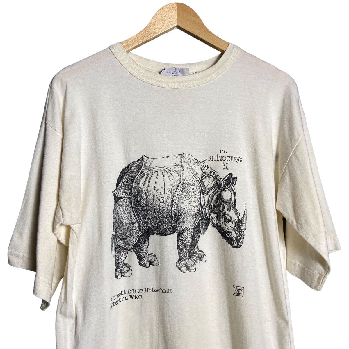 Vintage Vintage 90s Rhinoceros Vienna Art T-Shirt Size US XL / EU 56 / 4 - 1 Thumbnail