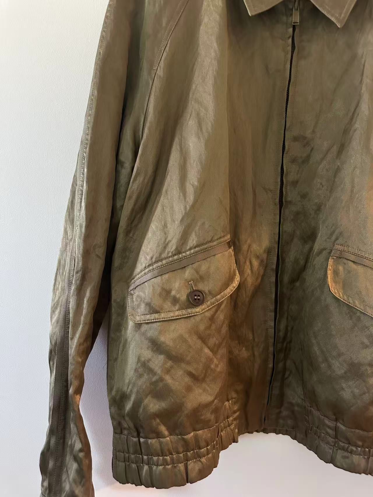 Saint Laurent Paris Saint Laurent SS21 Long Sleeve Satin Jacket Size US L / EU 52-54 / 3 - 3 Thumbnail