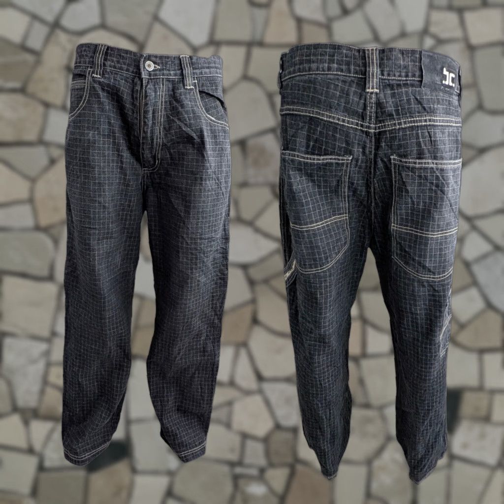 Denime Barcode Grid Jeans W34 L32 Black Denim Jeans Men 5-Pocket Zip Fly BarCode Grid Brand Denim 34x32 Black 100% Cotton XS? Size US 34 / EU 50 - 1 Thumbnail