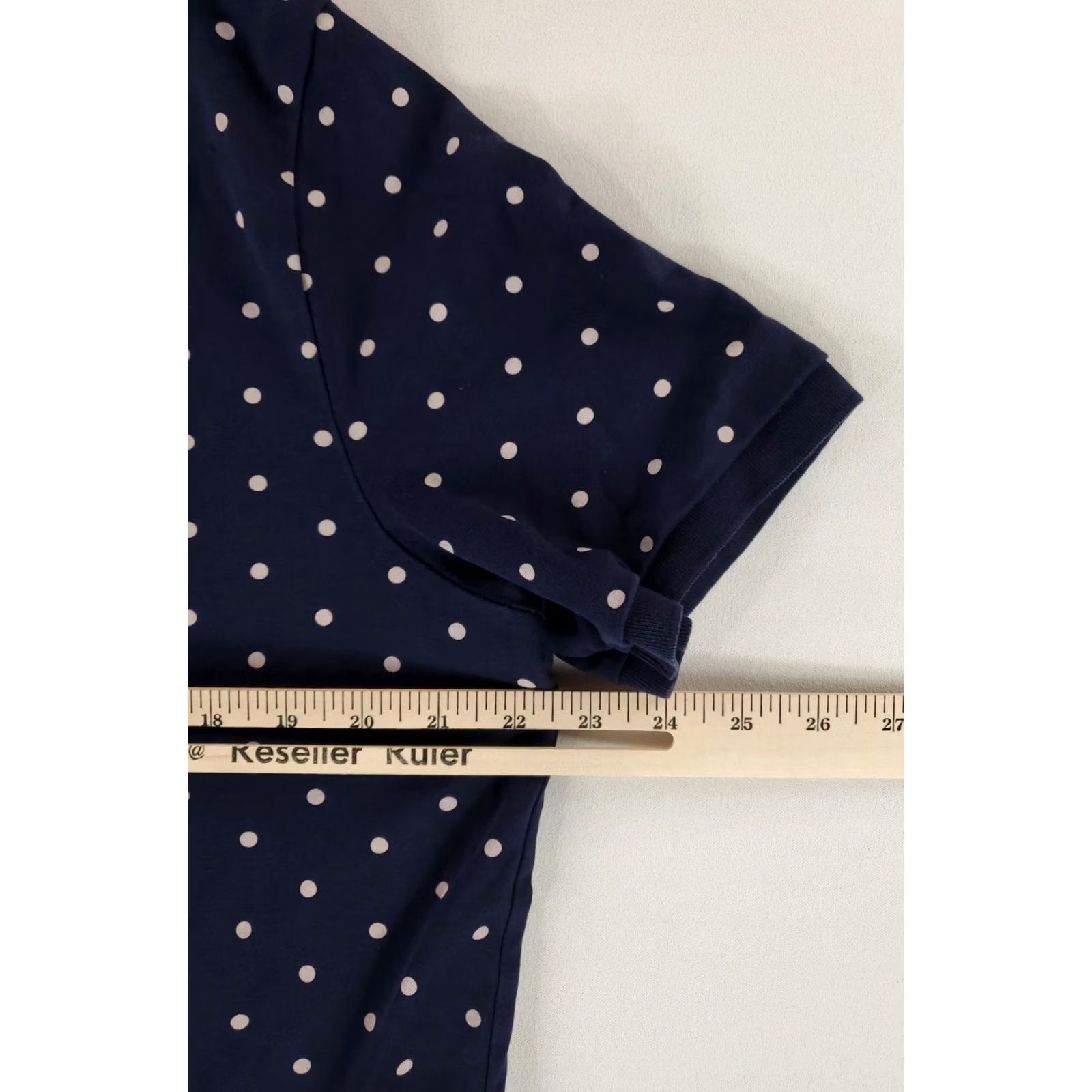 Polo Ralph Lauren Polo Ralph Lauren Polo Shirt Polka Dot Navy Blue White Short Sleeve Mens L Size US L / EU 52-54 / 3 - 5 Thumbnail
