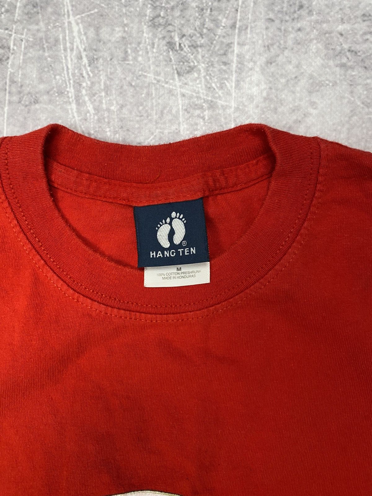 Hang Ten × Vintage Cropped red vintage tee by Hang Ten Size US M / EU 48-50 / 2 - 6 Thumbnail