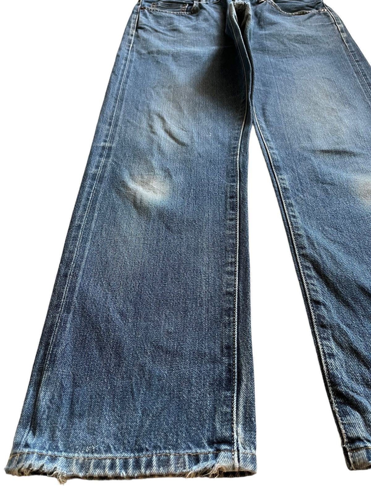 Japanese Brand × Uniqlo Vintage Japanese Uniqlo Selvedge Blue Denim Jeans Size US 32 / EU 48 - 7 Thumbnail