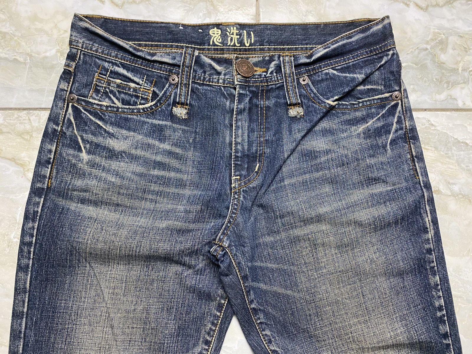 Japanese Brand Oniarai Devil@Satan Embroidered Jeans Size US 32 / EU 48 - 7 Thumbnail