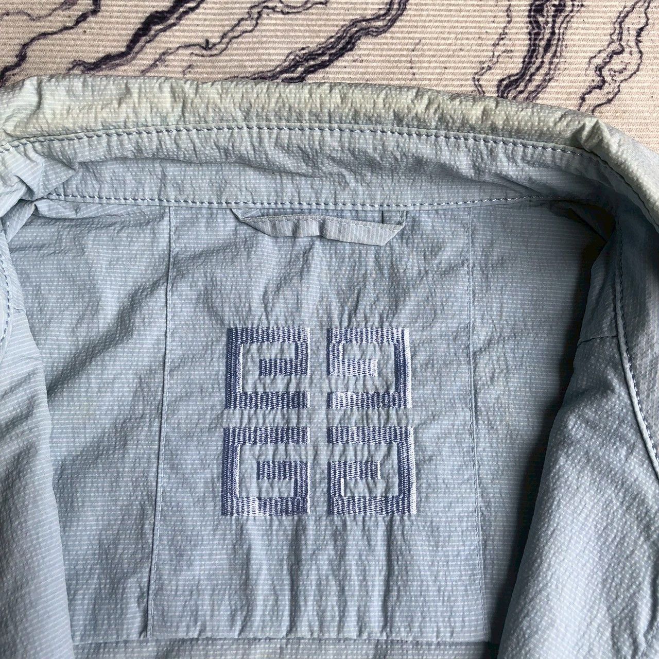 Givenchy Givenchy Light Blue Zip Jacket Archive Piece Size US L / EU 52-54 / 3 - 11 Thumbnail