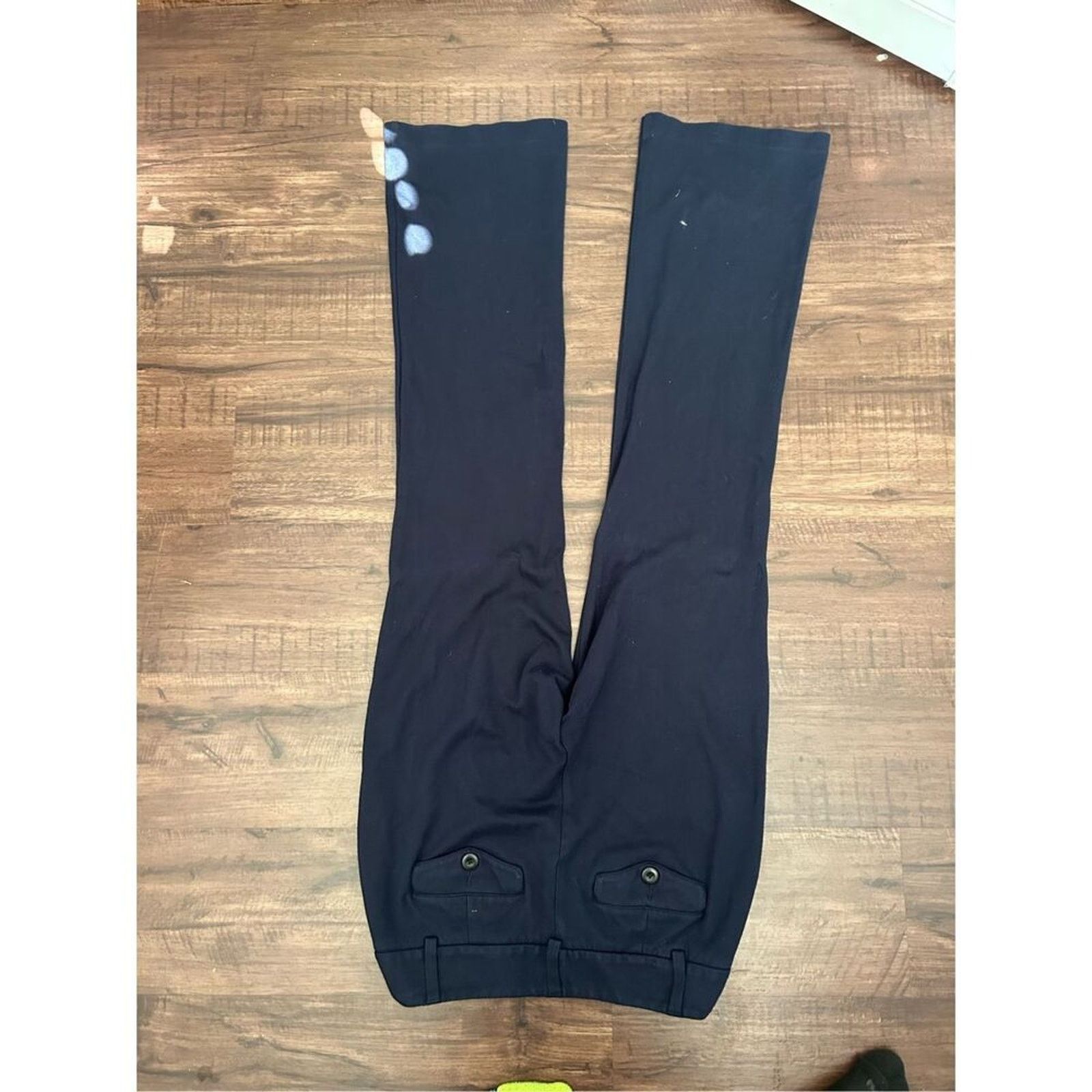Anthropologie CAbi #3202 Navy Blue Trouser Dress Pants, Stretch, Size 10 Size 32" / US 10 / IT 46 - 9 Thumbnail