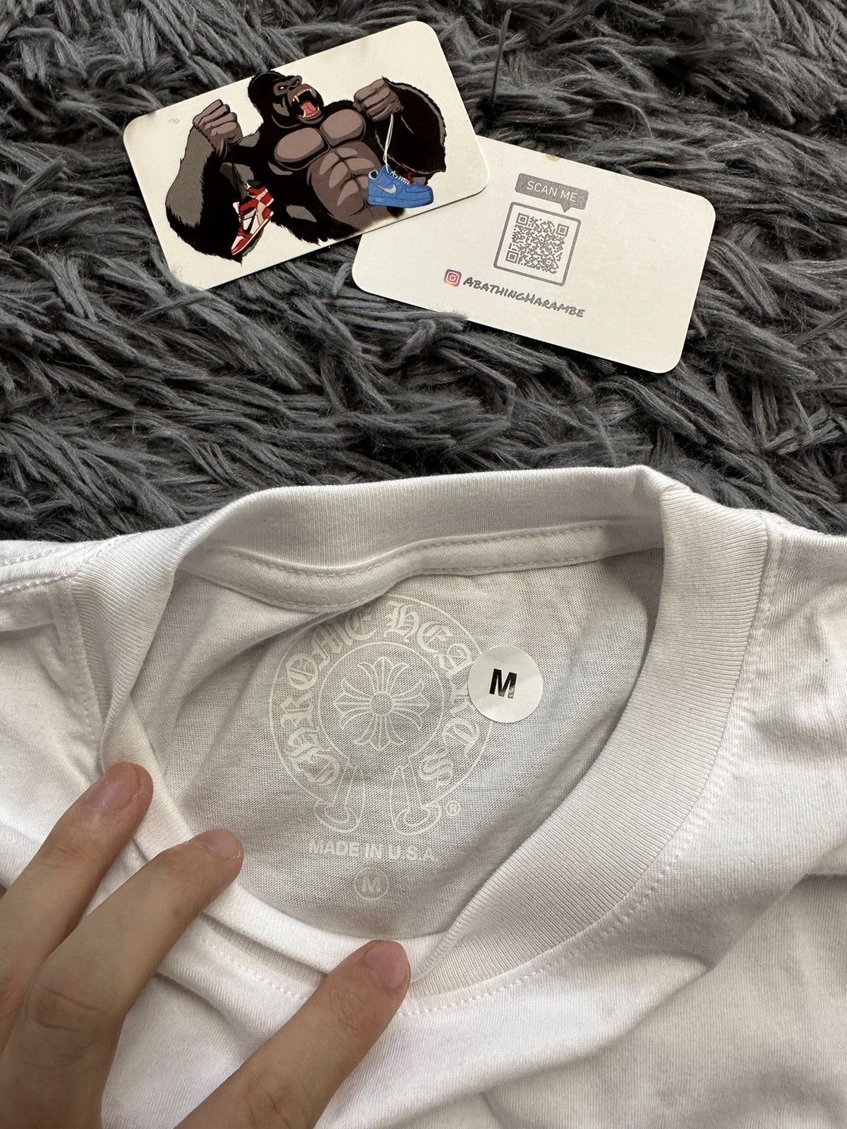 Chrome Hearts Chrome Hearts Honolulu Exclusive Horseshoe T-Shirt 'White' Size US M / EU 48-50 / 2 - 4 Thumbnail