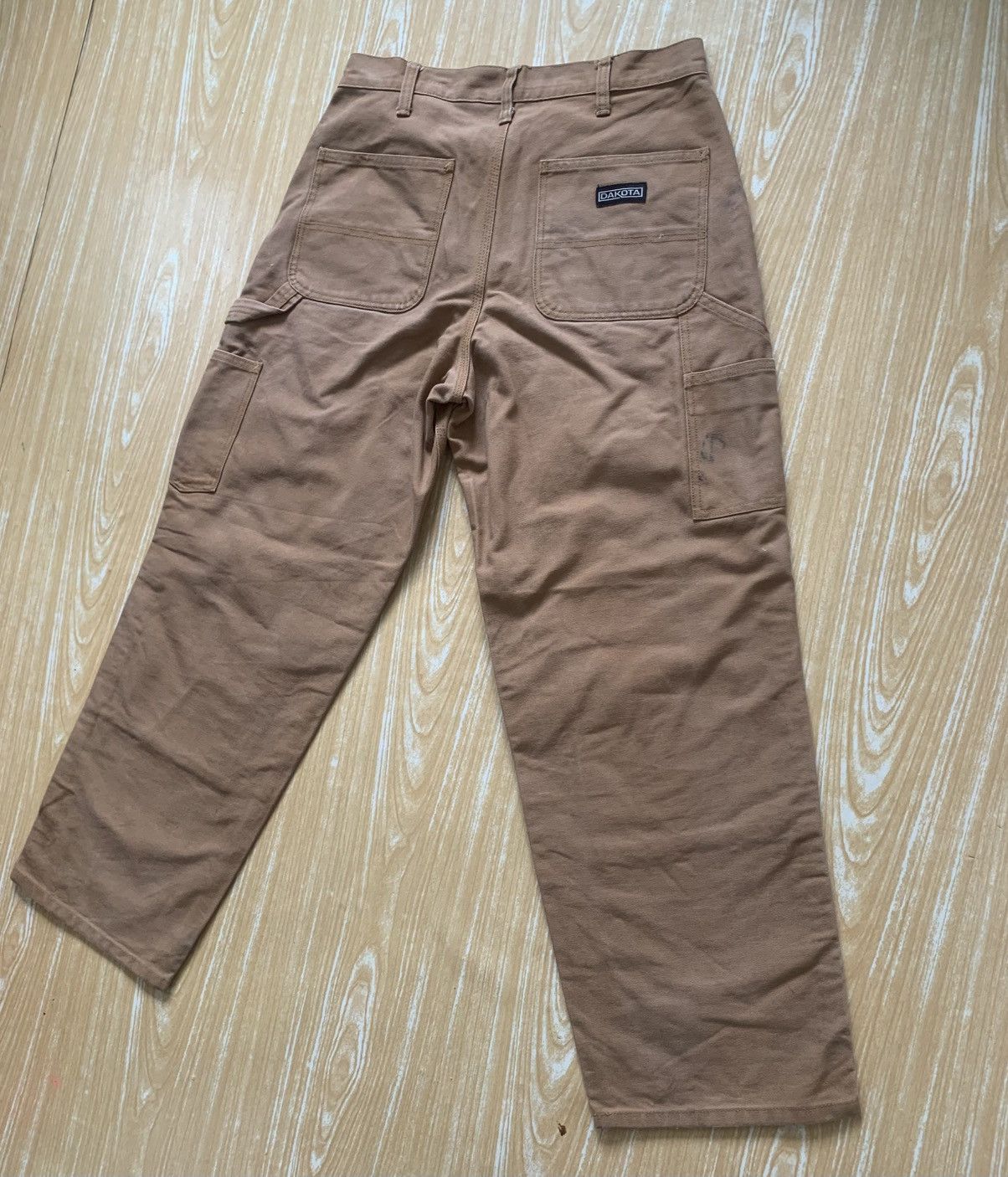 Japanese Brand Dirty Dakota Carpenter Double Knee Workwear Canvas Pants Size US 30 / EU 46 - 8 Thumbnail