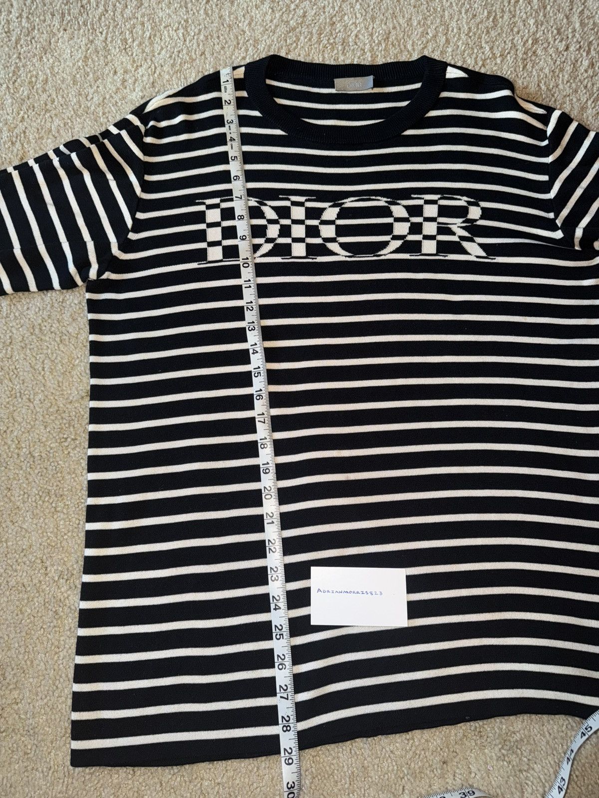 Dior Dior striped shirt size M Size US M / EU 48-50 / 2 - 7 Thumbnail