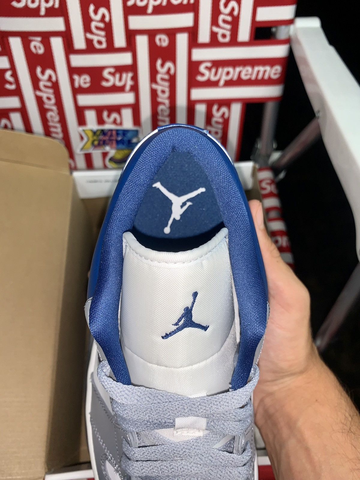 Jordan Brand × Nike Jordan 1 Low Stealth French Blue (Women’s size 9,5w) 8 men Size US 8 / EU 41 - 9 Thumbnail