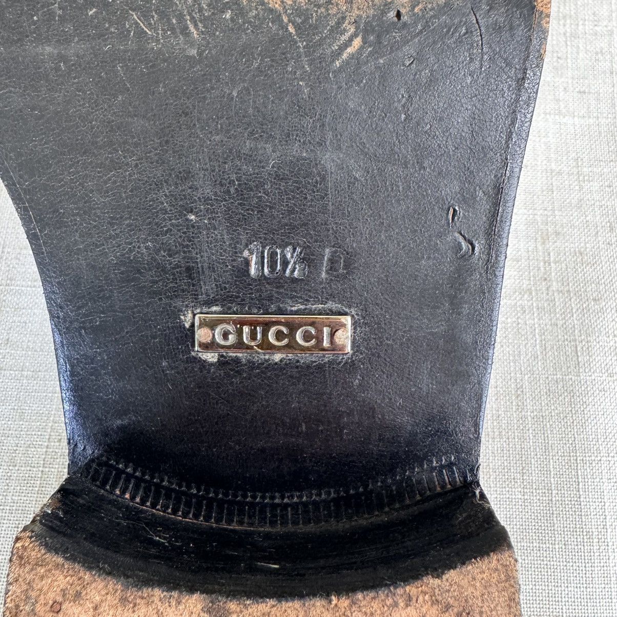 Gucci GUCCI Crocodile Lace Up Oxford-Men's 10.5 US-M to Wide-BLAck Size US 10.5 / EU 43-44 - 14 Thumbnail