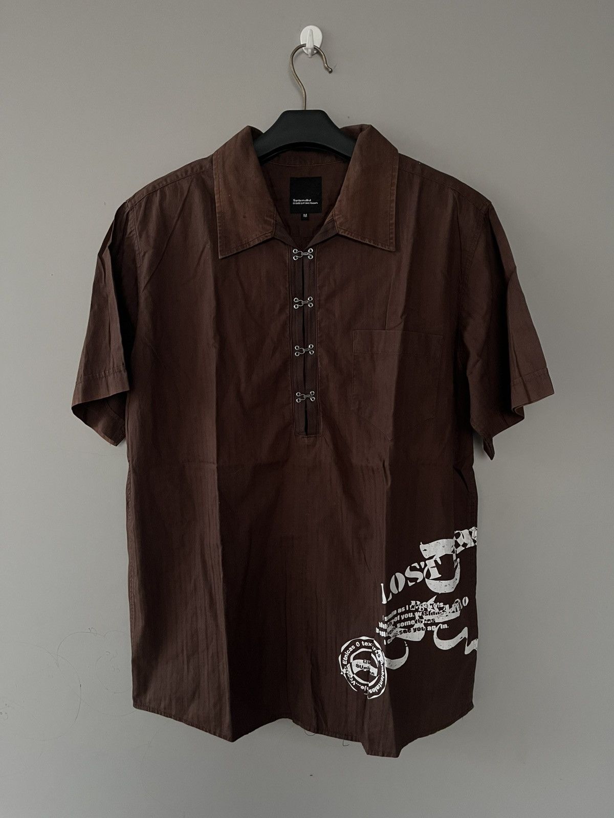 14th Addiction JAPANESE 2000’s SPLENDID SATISFACTION HOOK BUTTON VKEI PUNK Size US M / EU 48-50 / 2 - 1 Thumbnail