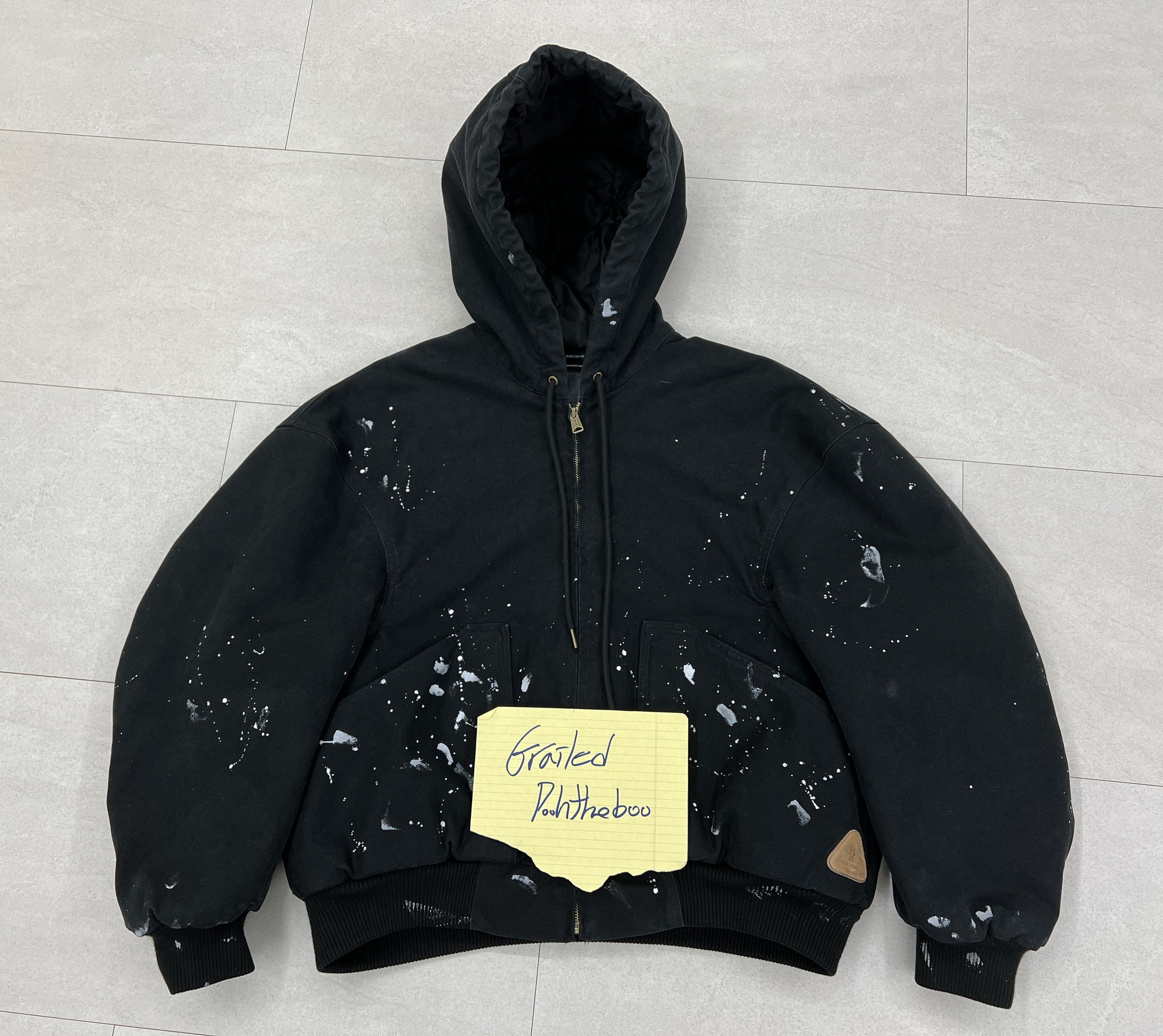 R13 23FW R13 Black Seamless Workwear Jacket Grailed