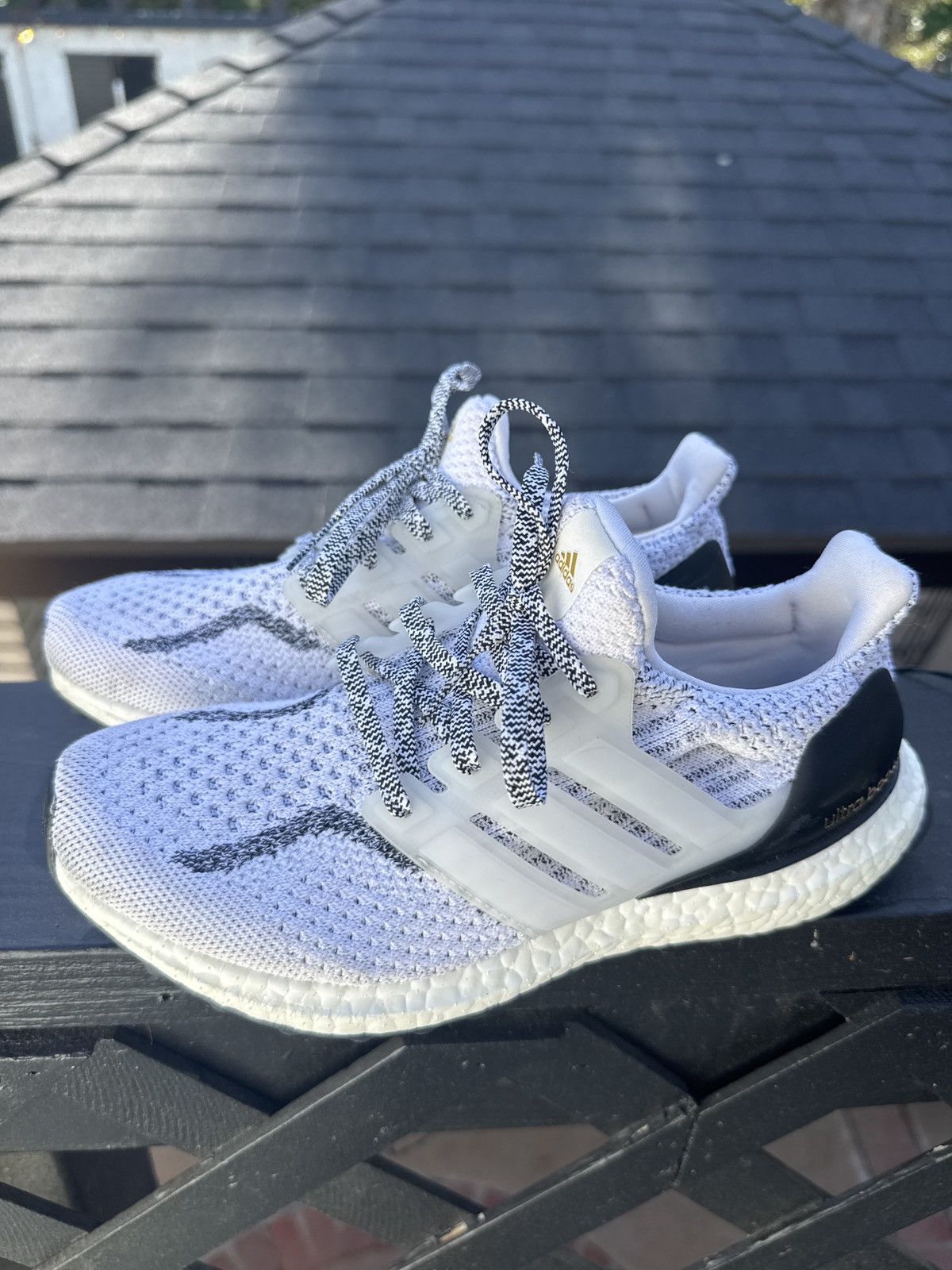 Adidas Adidas ultra boost, white and gray Size US 7 / IT 37 - 4 Thumbnail