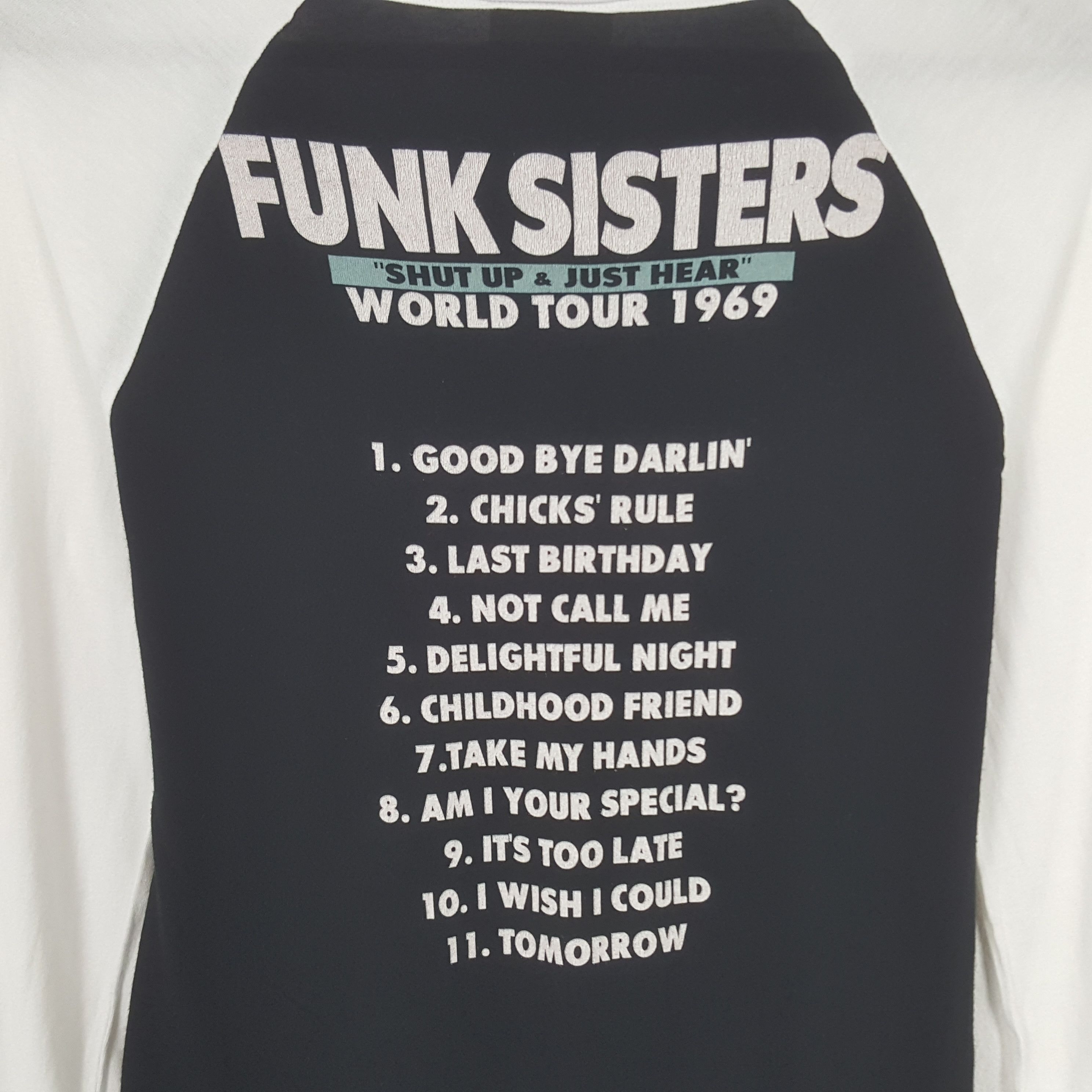 Band Tees Vintage Funk Sisters World Tour 1969 T-shirt Size US XS / EU 42 / 0 - 4 Thumbnail