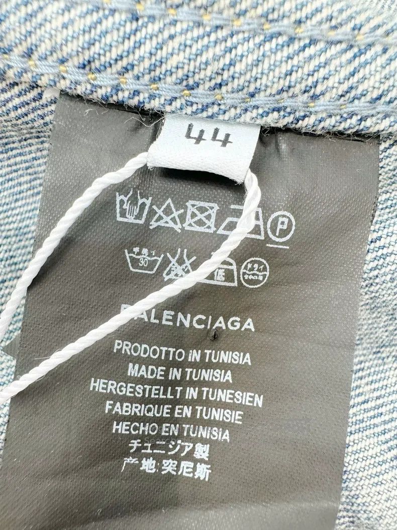 Balenciaga Balenciaga Blue Vintage Coca-Cola Logo Denim Long Sleeve J Size US S / EU 44-46 / 1 - 5 Thumbnail