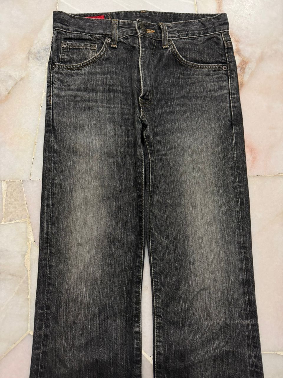 Edwin 💥503 Bootcut💥Vintage Edwin Rebel Sand Washed Dark Denim Jean Size US 27 - 3 Thumbnail