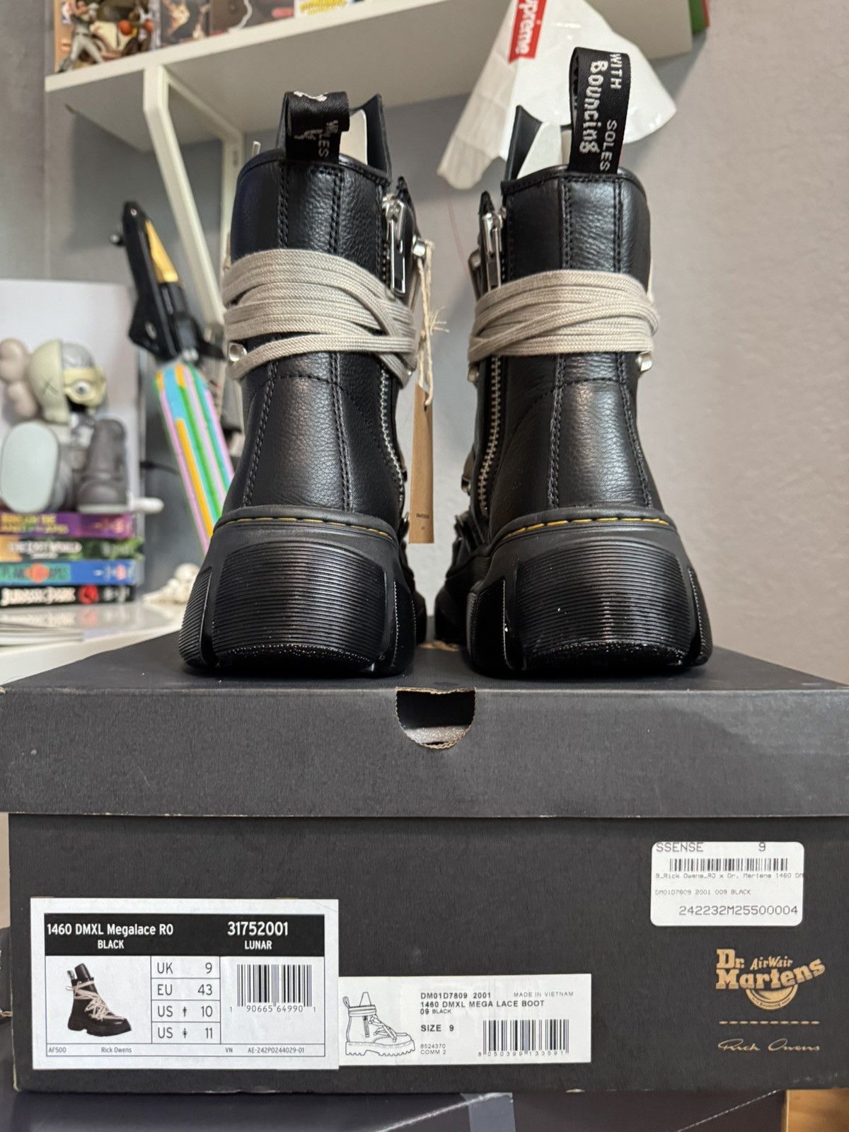 Dr. Martens × Rick Owens Rick Owens X Dr. Marten Megalace Boot Size US 10 / EU 43 - 4 Thumbnail