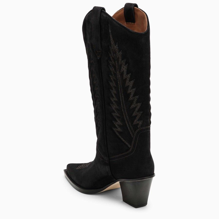 Paris Texas o1d2blof0924 Leather Boots in Black Size US 11 / IT 41 - 4 Thumbnail