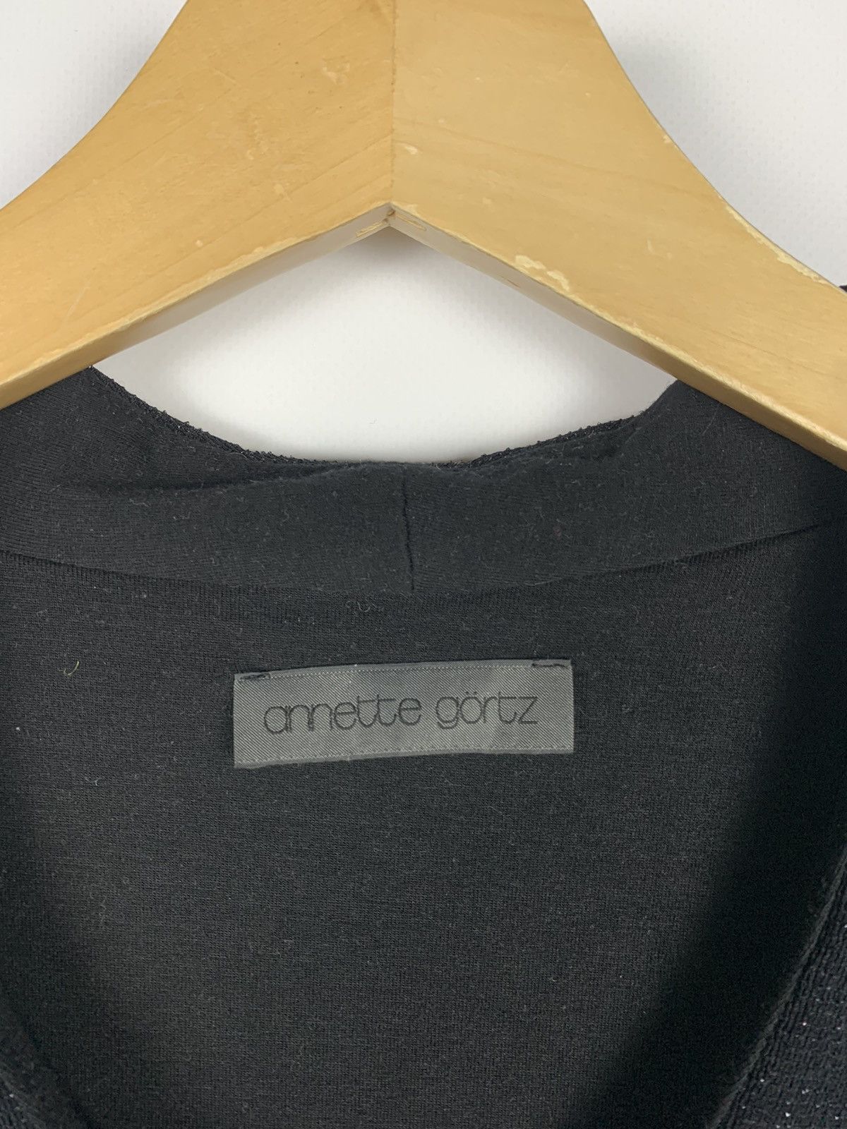 Annette Gortz Anette Gortz Long Sleeve T-Shirt Top Black Size S Y2K Size S / US 4 / IT 40 - 5 Thumbnail