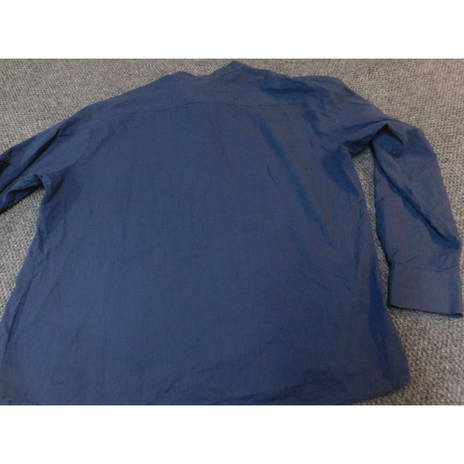 Vintage Coofandy Mens Shirt 2XL Blue Button Henley Classic Shirt Mens Size US XXL / EU 58 / 5 - 7 Thumbnail