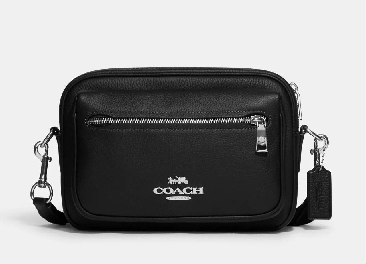 Coach Elias Crossbody Silver/Black CJ509 Size ONE SIZE - 1 Thumbnail