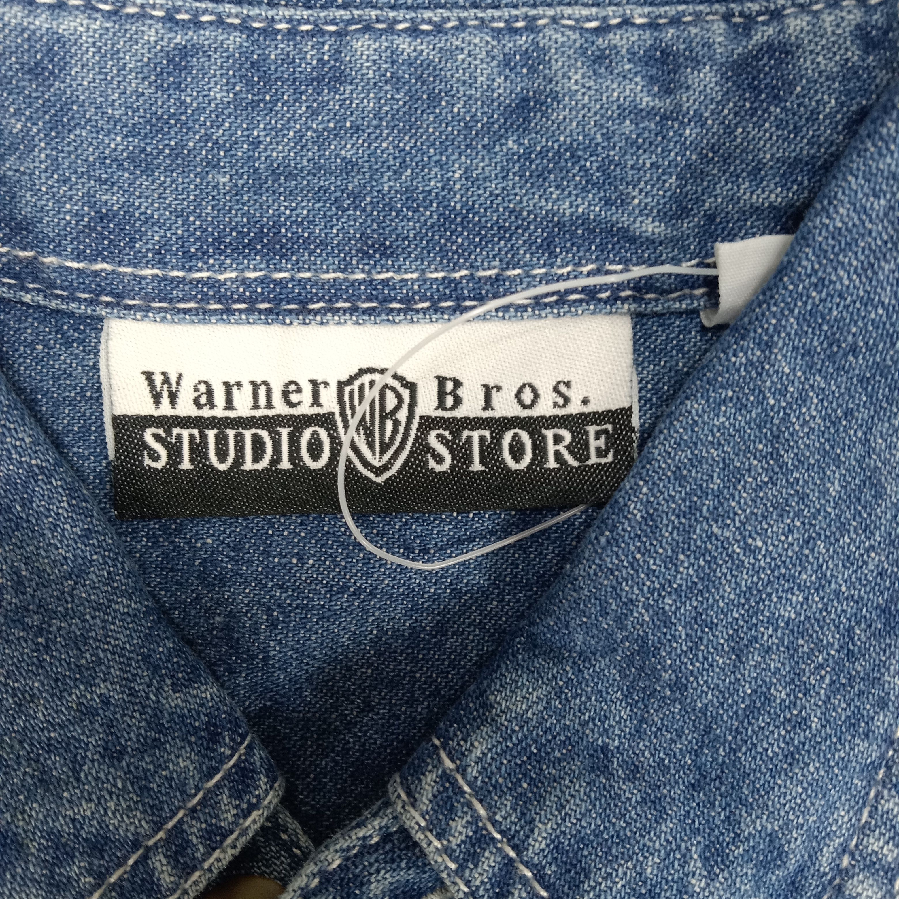 Cartoon Network × Vintage Looney Tunes Embroidery Logo Cartoon Shirt Button Up Size US L / EU 52-54 / 3 - 7 Thumbnail