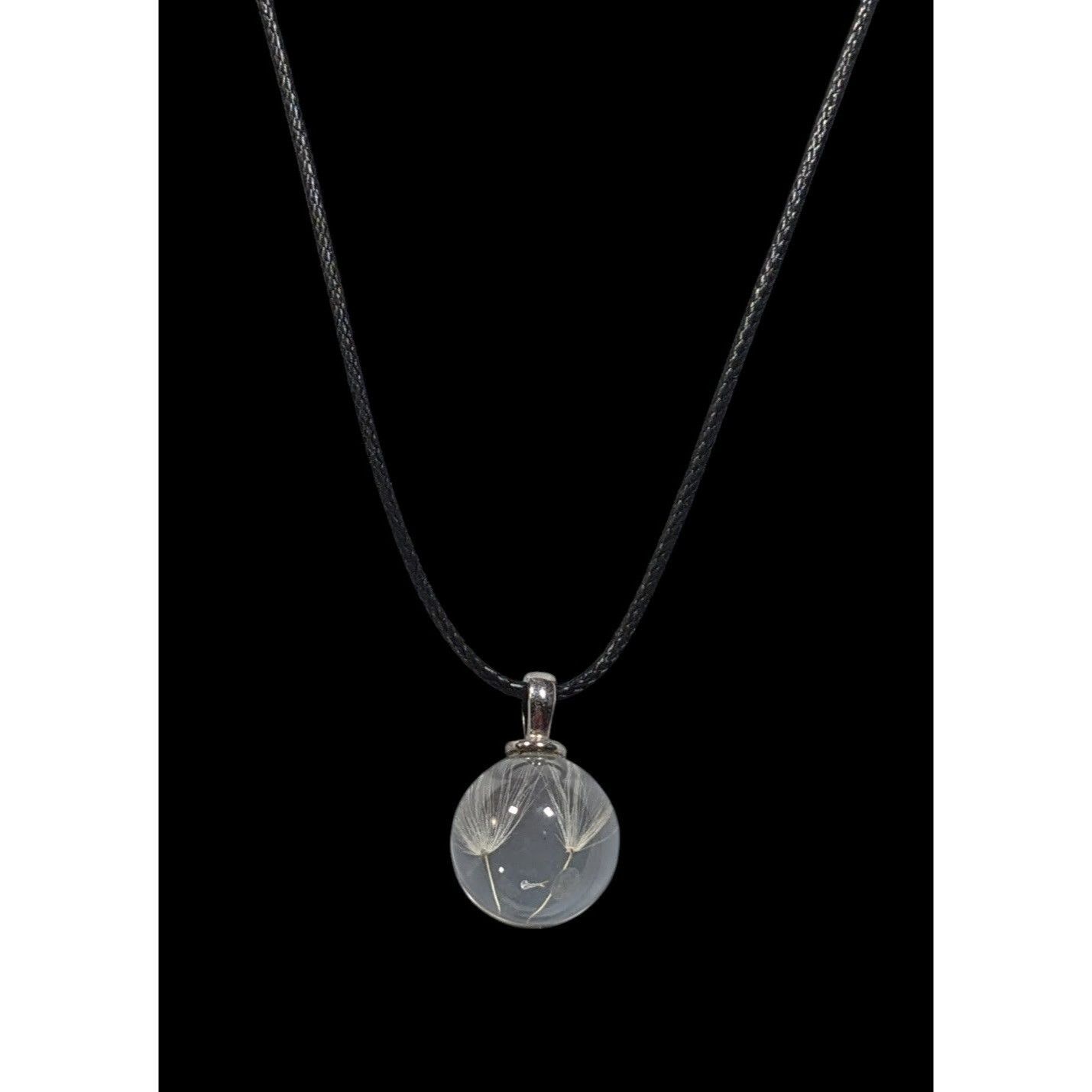 Other Whimsical Encased Dandelion Fluff Pendant Wishing Necklace Size ONE SIZE - 7 Thumbnail