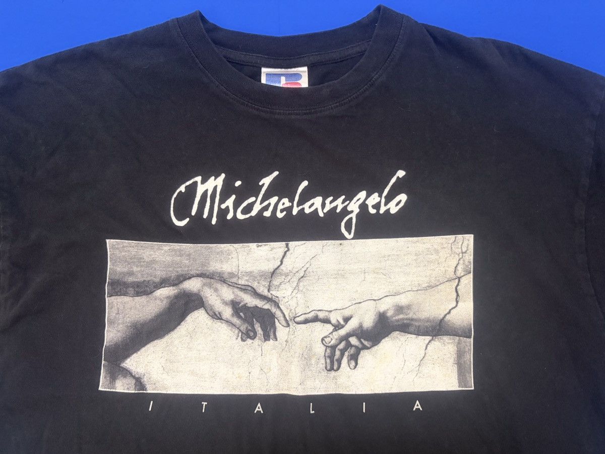 Vintage Vintage Michael Angelo t shirt black size XL Size US XL / EU 56 / 4 - 2 Thumbnail
