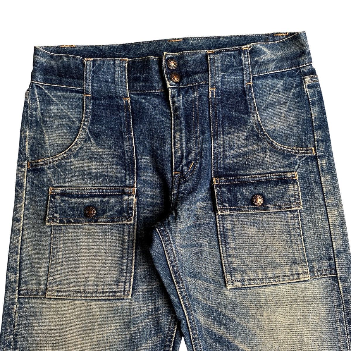 Kapital Yellow Division Ebisu Tokyo Fatigue Bush Pants OG Army Denim Size US 30 / EU 46 - 2 Thumbnail