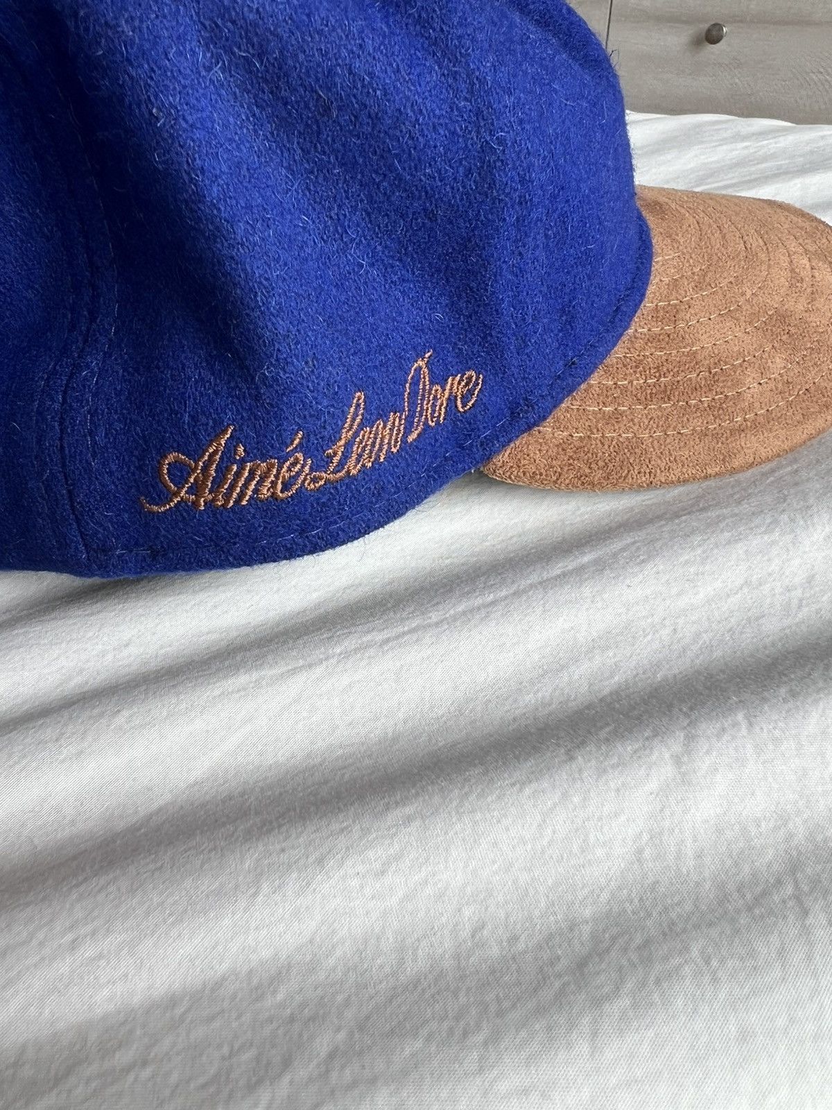 Aime Leon Dore Aimé Leon Dore New Era Melton Wool/ Suede Mets Hat Size ONE SIZE - 9 Thumbnail