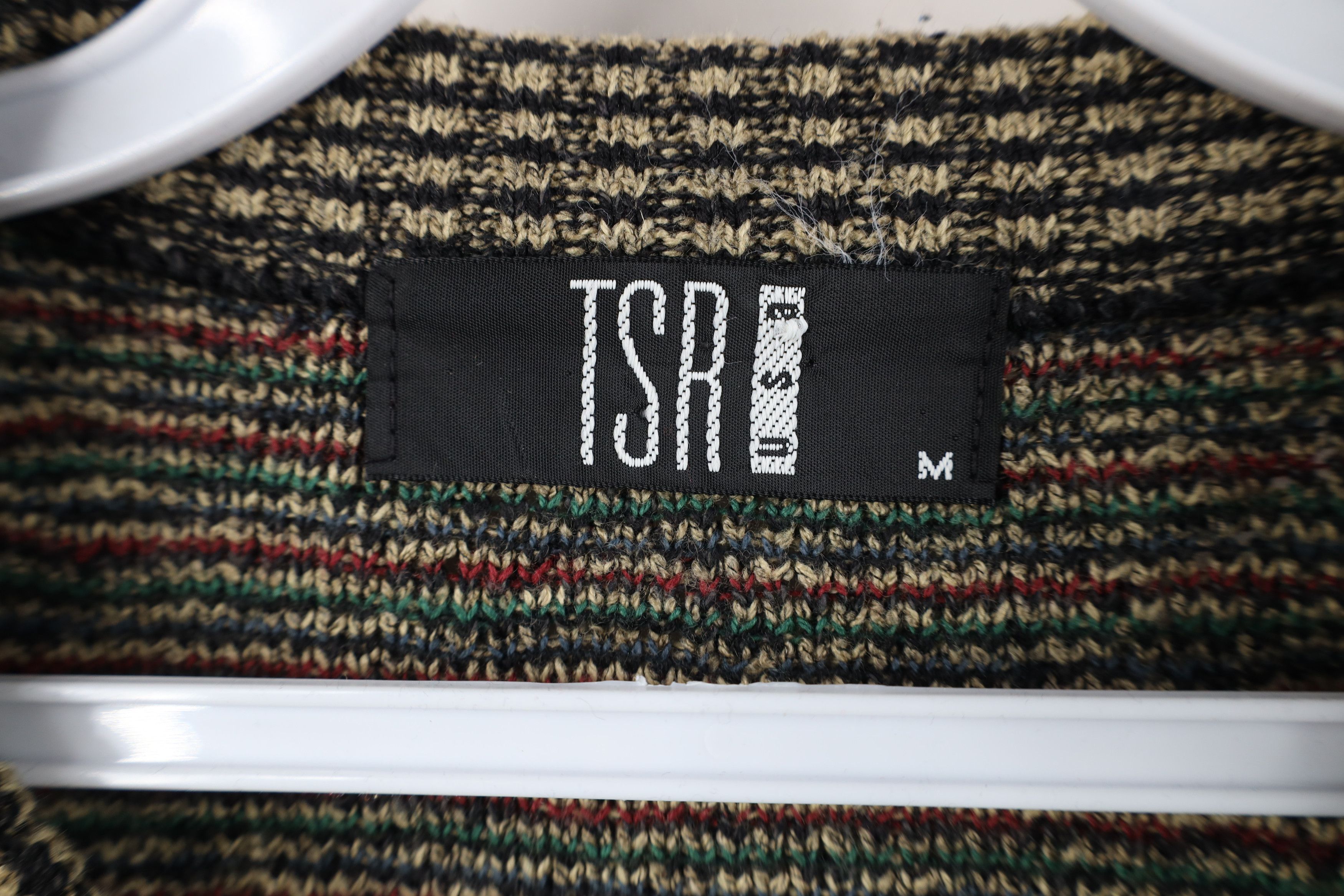 Vintage Vintage 90s Streetwear Herringbone Knit Crewneck Sweater USA Size US M / EU 48-50 / 2 - 7 Thumbnail