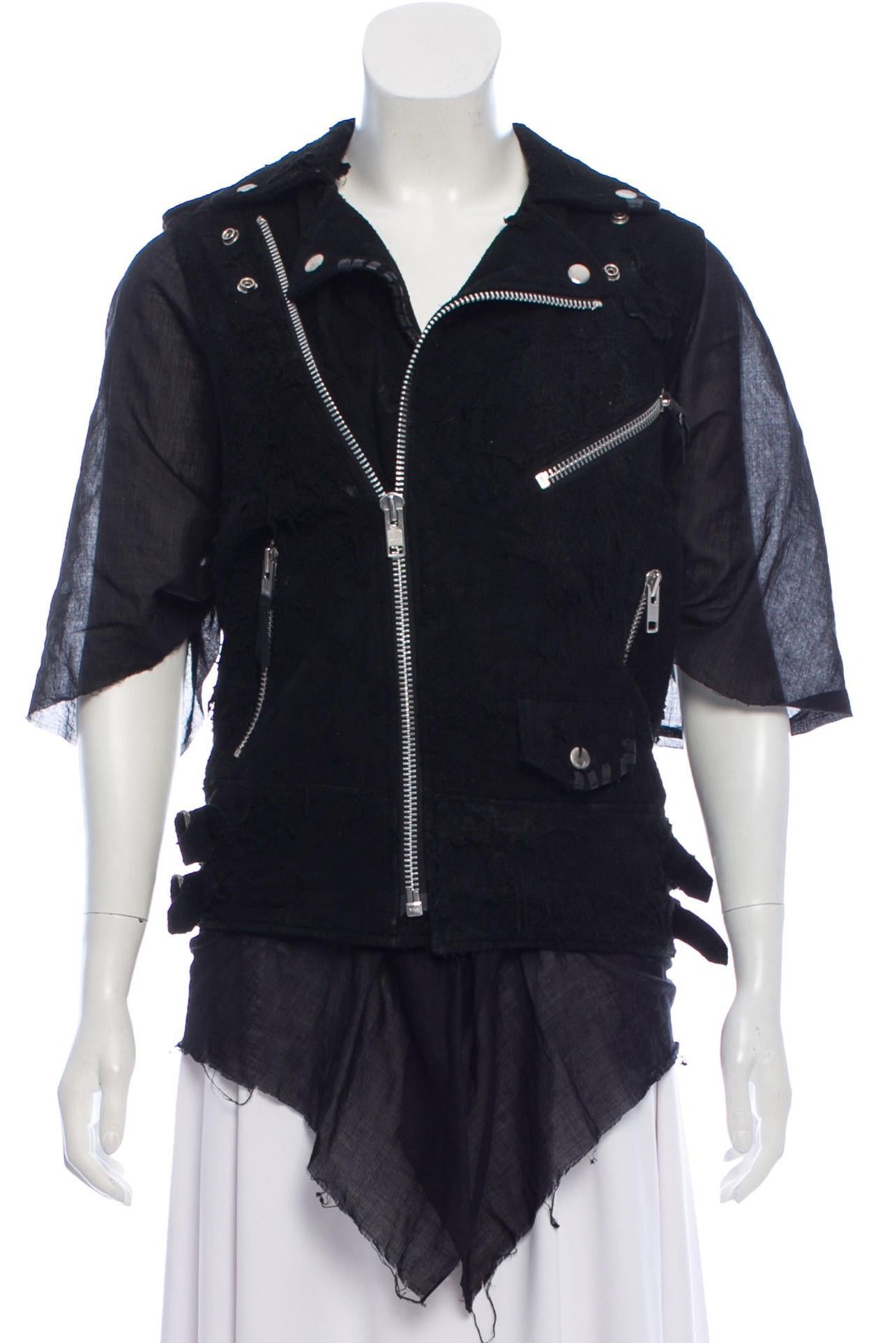 Tuesday Night Band Practice Rare Tuesday Night Band Practice Trashed Leather Jacket Size US M / EU 48-50 / 2 - 1 Thumbnail