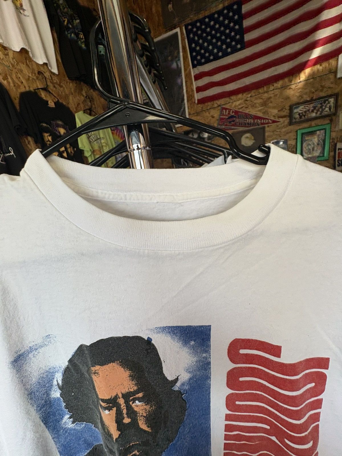 Band Tees 1990 Eric Clapton Journey Man Tour T-Shirt Size US XL / EU 56 / 4 - 5 Thumbnail