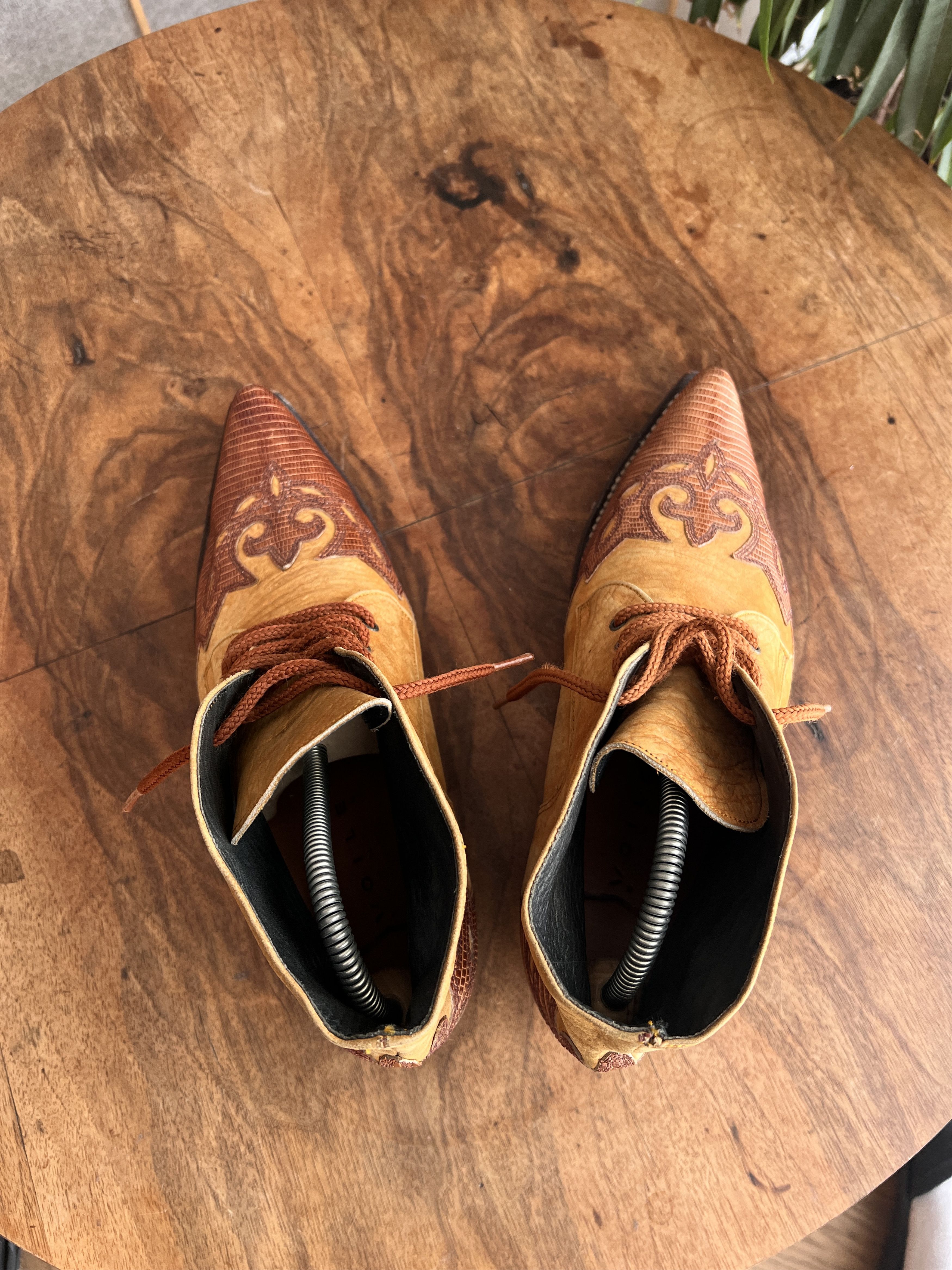 Vintage Vintage 2000s Cowboy western leather boots avant garde Size US 8.5 / EU 41-42 - 14 Thumbnail