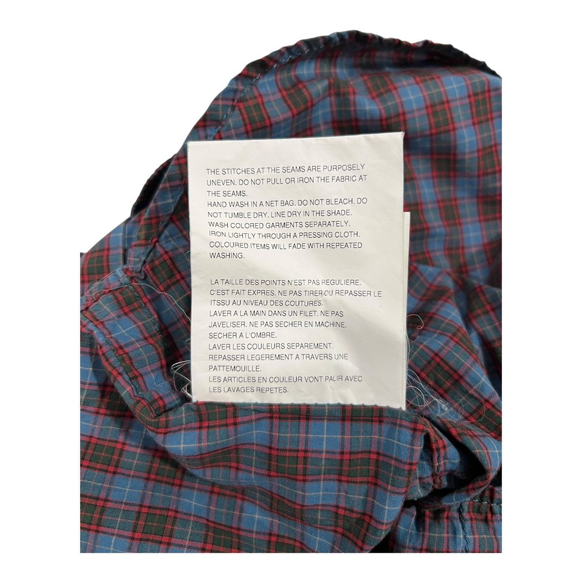 Junya Watanabe SS05 Watanabe Navy Plaid Multi Cargo Pocket Button Up Size US S / EU 44-46 / 1 - 7 Thumbnail