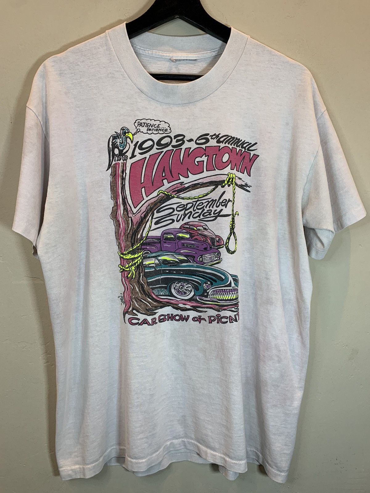 Vintage *RARE* Vintage 1993 Hangtown Car Show Single Stitch T-Shirt Size US L / EU 52-54 / 3 - 1 Thumbnail