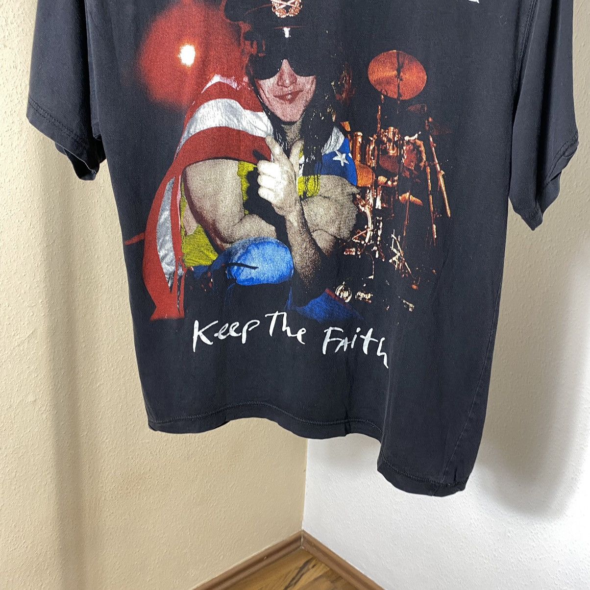 Bon Jovi Vintage 90s T-Shirt Bon Jovi Keep The Faith Size US L / EU 52-54 / 3 - 4 Thumbnail