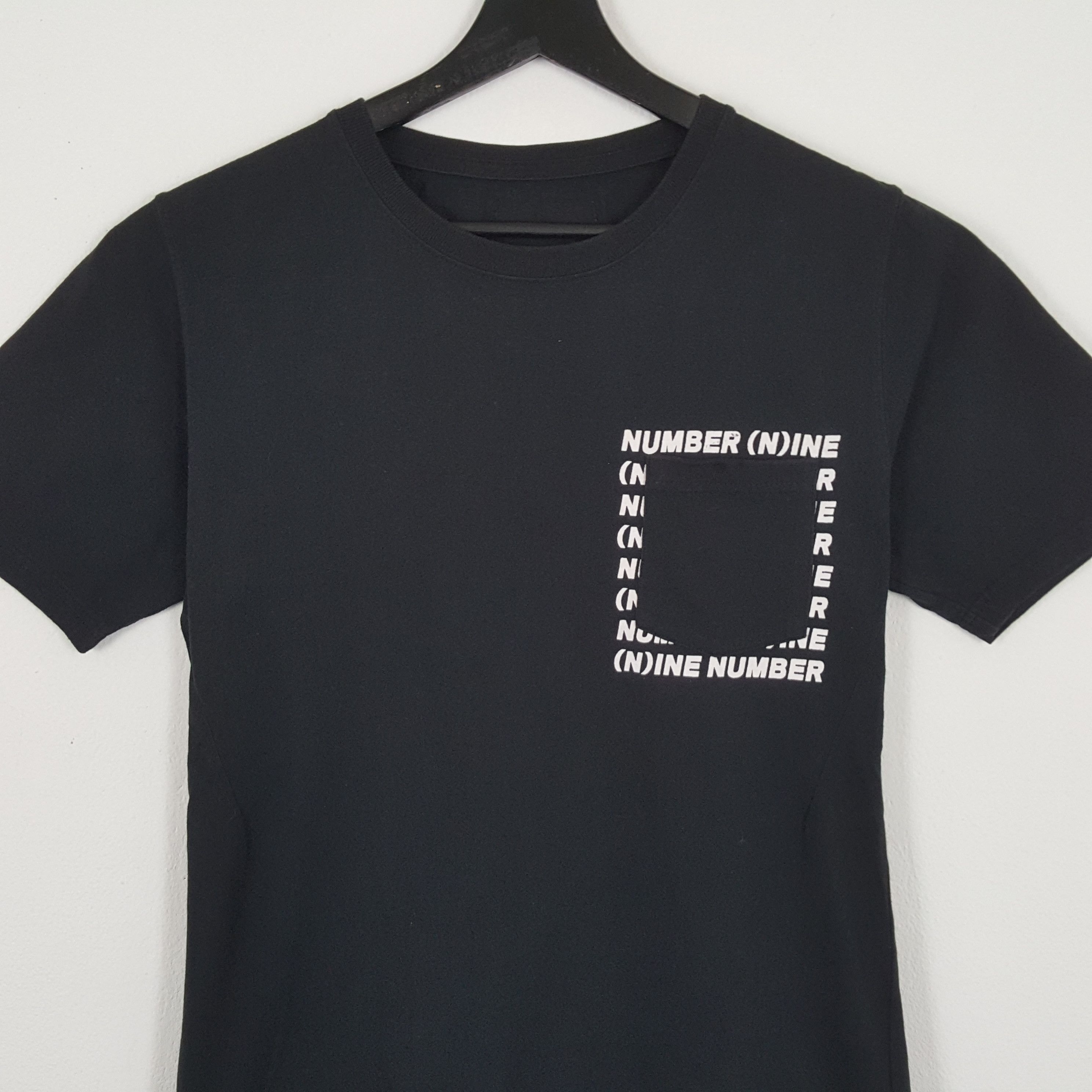 Japanese Brand × Number (N)ine × Vintage NUMBER (N)INE Pocket Design Fashion Style Tshirt Size US S / EU 44-46 / 1 - 2 Thumbnail