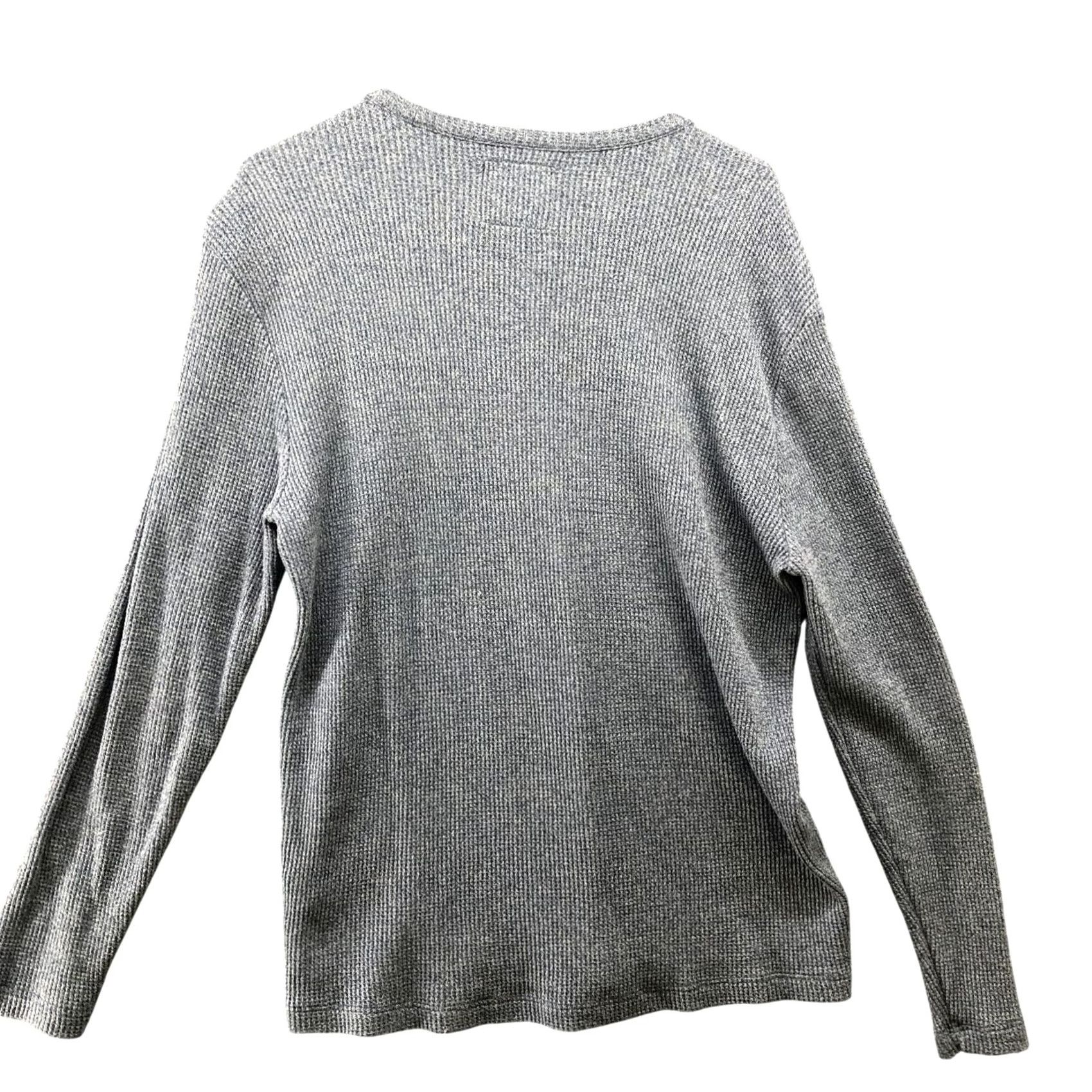 Bonobos Bonobos Thermal Shirt Mens L Crewneck Slim Fit Blue Long Sleeve Waffle Knit Size US L / EU 52-54 / 3 - 2 Thumbnail