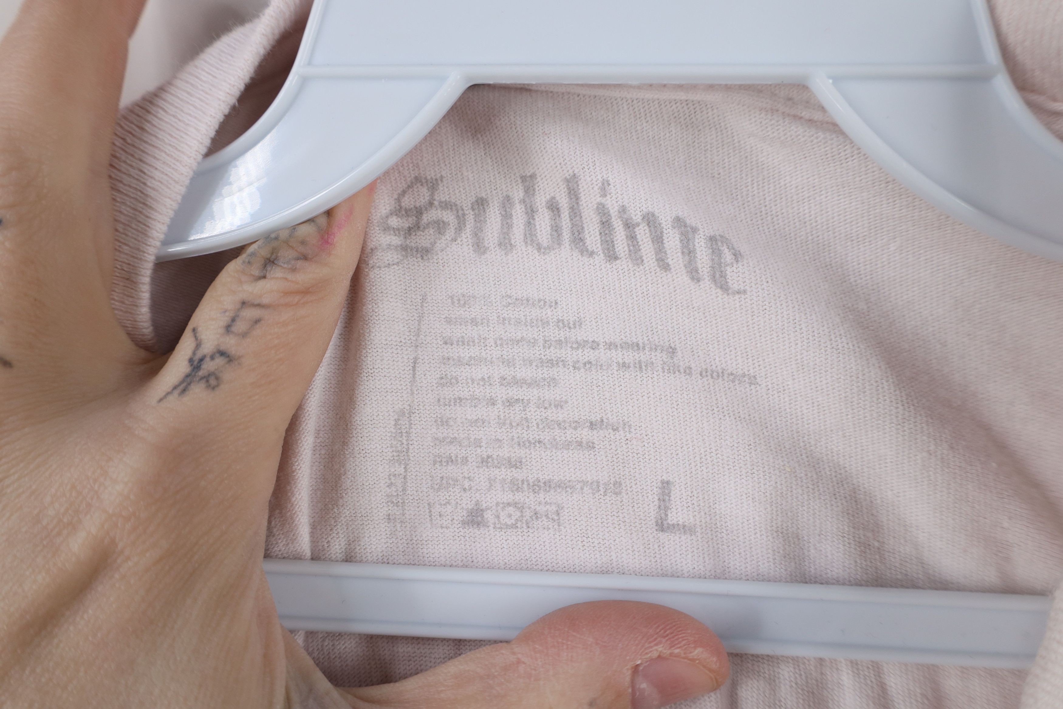 Vintage Retro Y2K Spell Out What I Got Sublime Band T-Shirt Pink Size US L / EU 52-54 / 3 - 9 Thumbnail